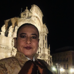 Andy con el Mariachi Femenil Innovación Mexicana, desde Murcia, España (2022)